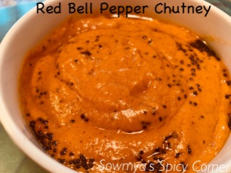 Red Bell pepper chutney