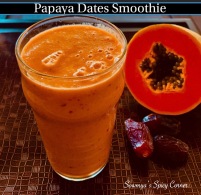 Papaya Dates Smoothie