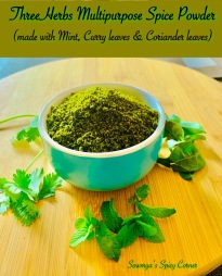 Three Herbs Multipurpose Spice Powder